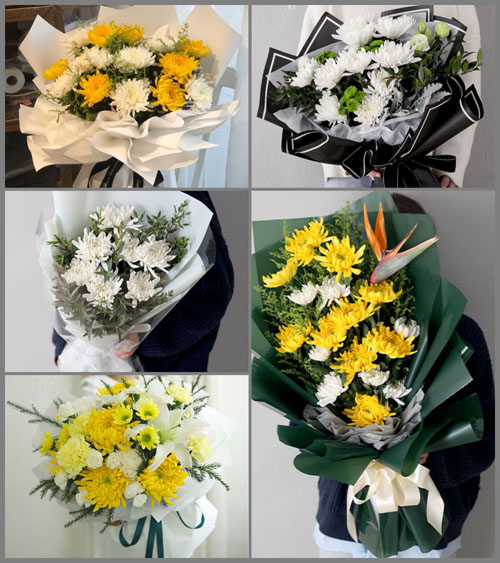 贵州毕节市威宁县石门乡新合村白事花束代送